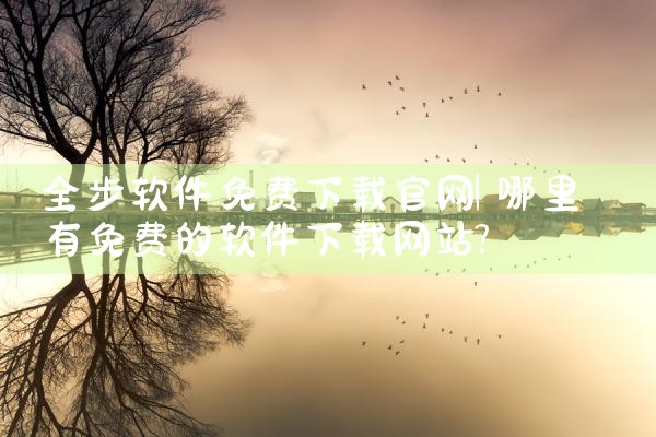 全步软件免费下载官网